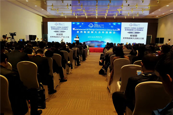 世界物联网大会中国峰会现场。